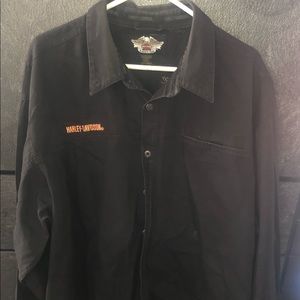 Long sleeve HD button down shirt